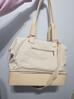 Beis Weekender Tote- Beige